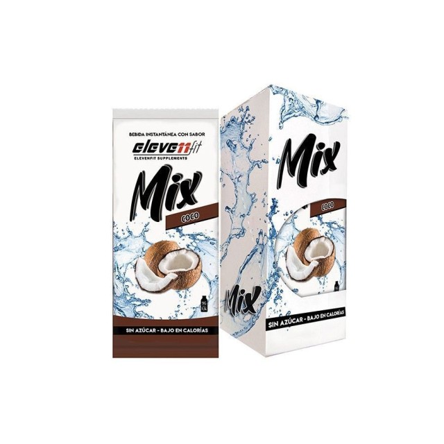 Elevenfit Mix Χυμός Σε Σκόνη Coco (Καρύδα) Χωρίς Προσθήκη Ζάχαρης 12pack (12x9gr)