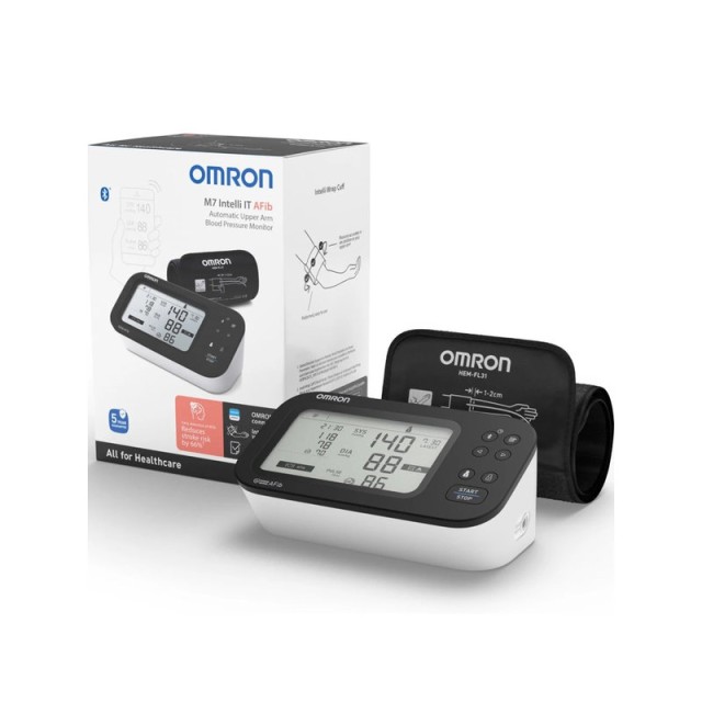 Omron M7 Intelli Afib Πιεσόμετρο 1 τεμάχιο