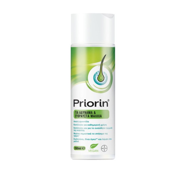 Priorin Shampoo για Αδύναμα ,Εύθραυστα και Αραιωμένα Μαλλιά 200ml