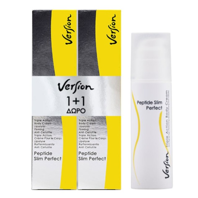 Version Promo Pack Peptide Slim Perfect Αδυνατιστική Κρέμα Σώματος 2x150ml