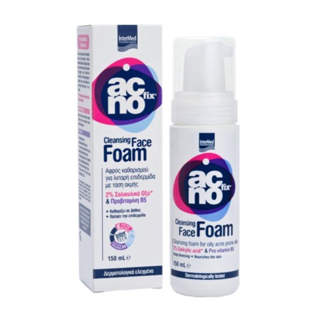 Intermed Acnofix  Cleansing Face Foam Αφρός Καθαρισμού 150ml