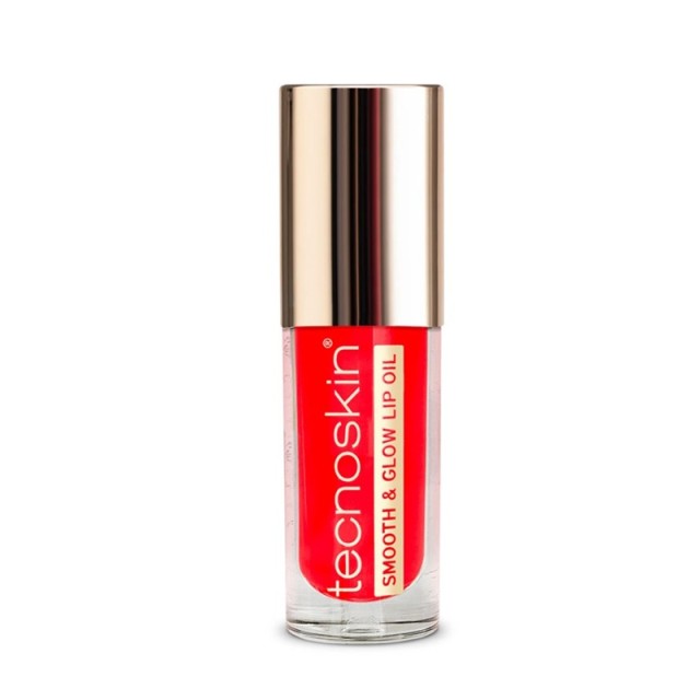 Tecnoskin Smooth & Glow Lip Oil Strawberry, Ελαφρύ Λάδι για τα Χείλη 5,5ml