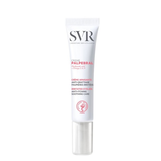 SVR Laboratoire Palpebral Creme Καταπραϋντική Κρέμα Ματιών & Βλεφάρων για Ερεθισμούς & Κνησμό 15ml