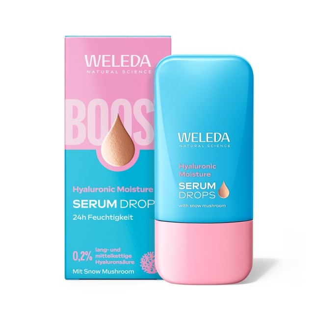 Weleda Hyaluronic Moisture Serum Drops, Ενυδατικός Ορός Προσώπου 30ml