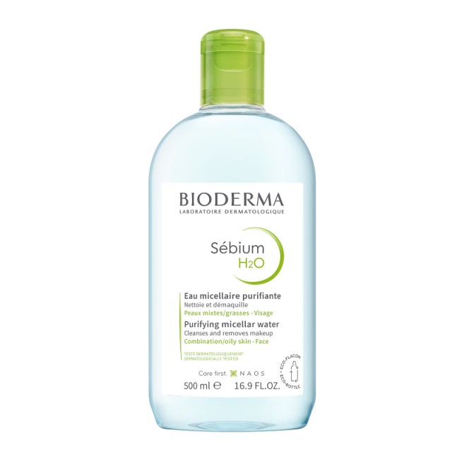 Bioderma Sebium H2O Δερματολογικό Νερό Καθαρισμού Micellaire 500ml