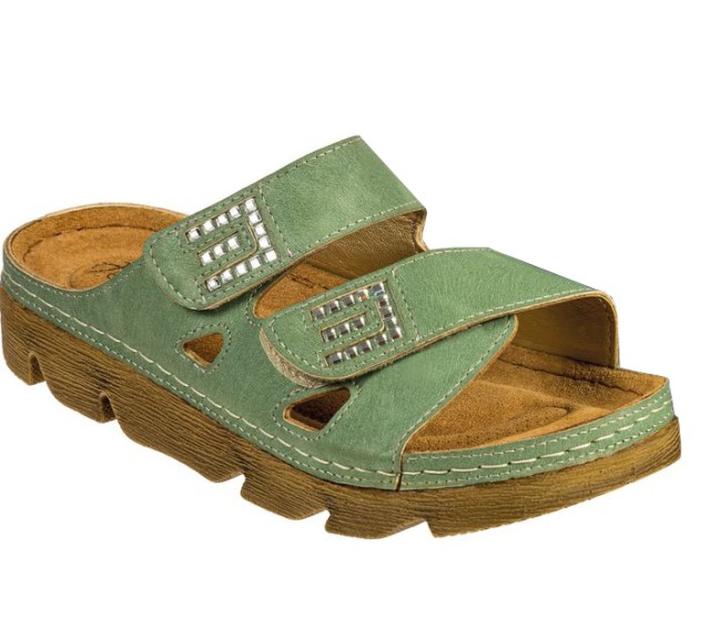 Steps Med Γυναικεία Ανατομική Καλοκαιρινή Παντόφλα Πρασινη N40 (2549)