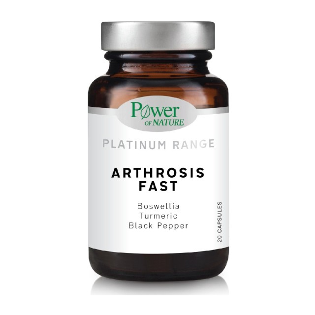 Power Health Platinum Range Arthrosis Fast Συμπλήρωμα για την Υγεία Αρθρώσεων & Οστών 20caps