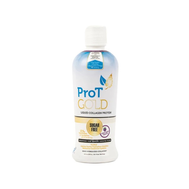 ProT GOLD Liquid Protein Berry Πρωτεϊνούχο Συμπλήρωμα Διατροφής Υγρής Μορφής με Γεύση Βατόμουρο 887ml