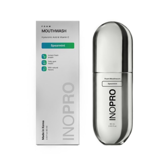 INOPRO Στοματικό Διάλυμα Αφρός με Άρωμα Μέντα 60ml