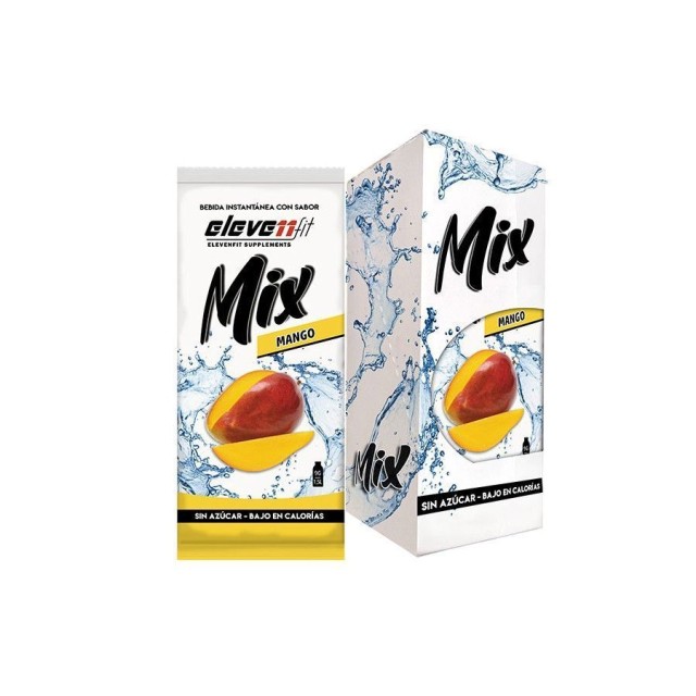 Elevenfit Mix Χυμός Σε Σκόνη Mango Χωρίς Προσθήκη Ζάχαρης 12pack (12x9gr)