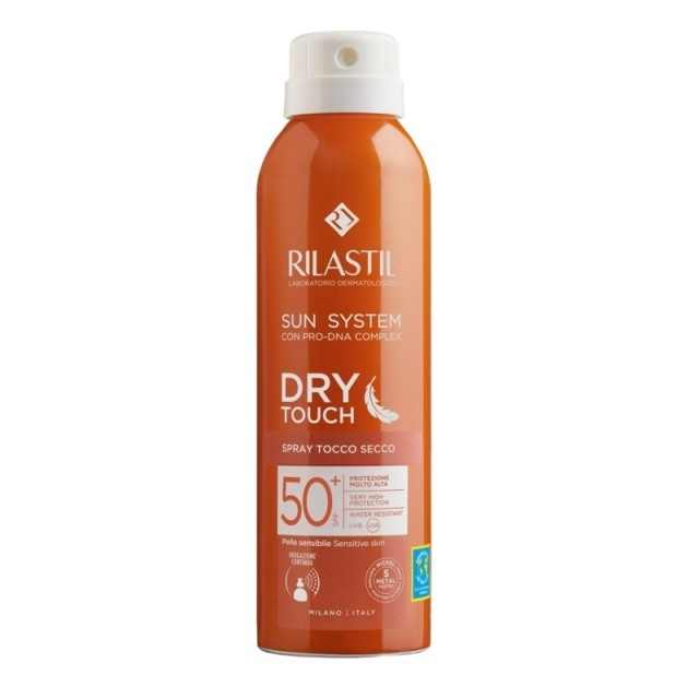 Rilastil Sun System Dry Touch SPF50+ Αντιηλιακό Γαλάκτωμα Spray, 200ml