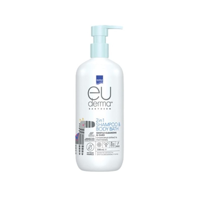 Intermed Euderma Babyderm 2σε1 Σαμπουάν και Αφρόλουτρο για Βρέφη και Παιδιά 500ml