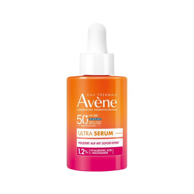 Avene Eau Thermale Ultra Serum Αντηλιακή Κρέμα Υψηλής Προστασίας για Άμεσο Αποτέλεσμα Σύσφιξης και Ελαφριά Υφή Ορού  SPF50+ 30ml