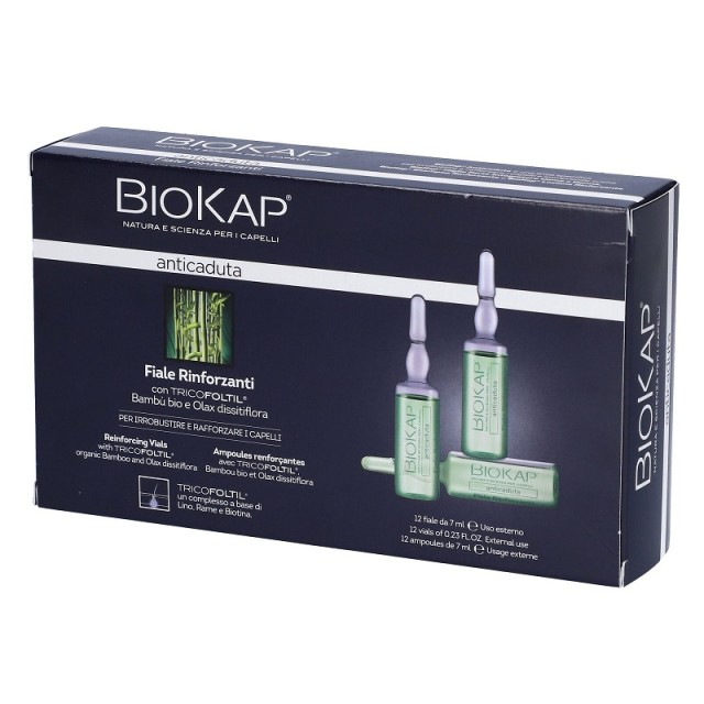 Biokap Anticaduta Αμπούλες για τα Μαλλιά κατά της Τριχόπτωσης 12x7ml