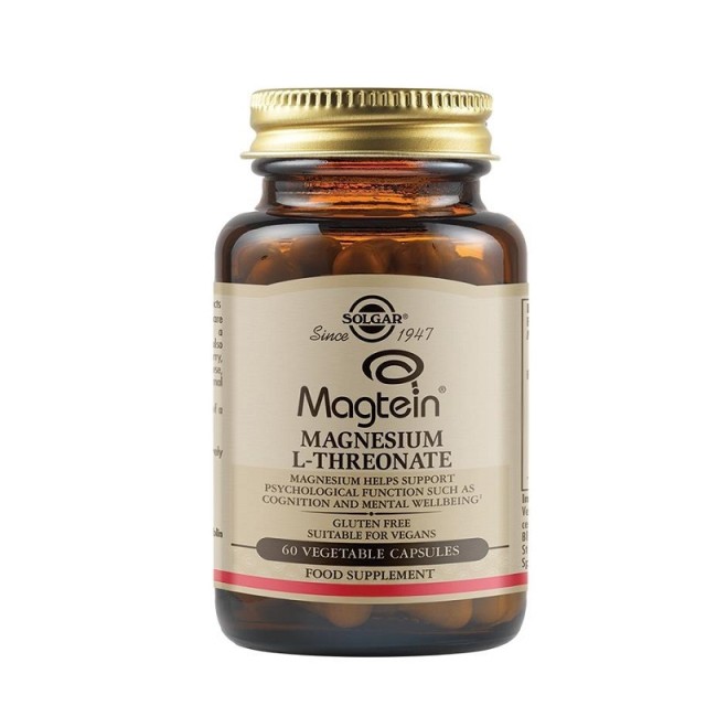 Solgar Magtein Magnesium L-Threonate 60 φυτοκάψουλες