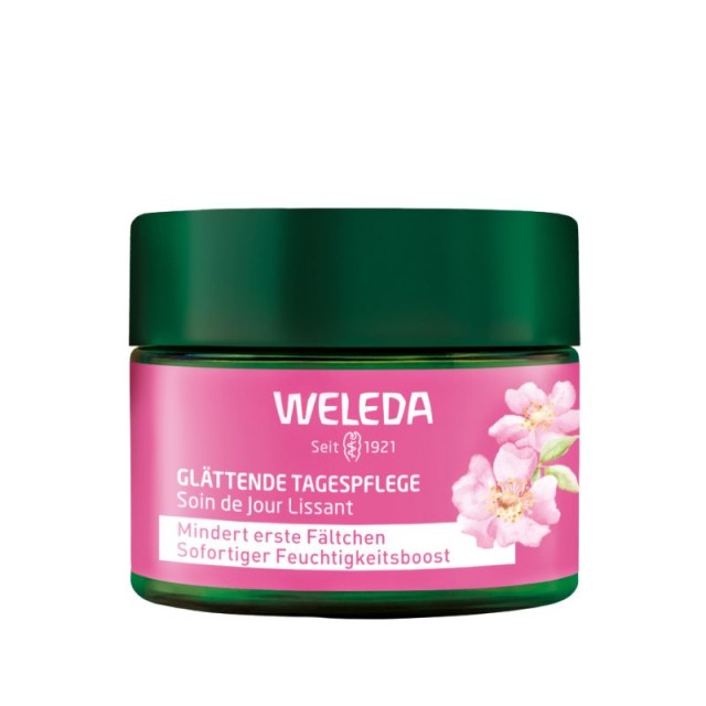 Weleda Smoothing Day Cream Κρέμα Ημέρας με Άγριο Τριαντάφυλλο & Λευκό Τσάι για Άμεση Ενυδάτωση 40ml