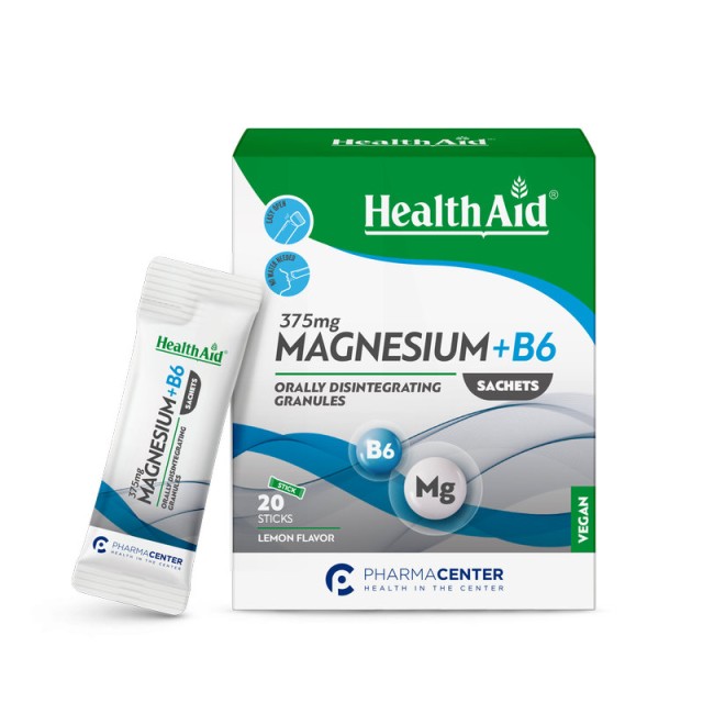 Health Aid Magnesium & B6 20 φακελάκια