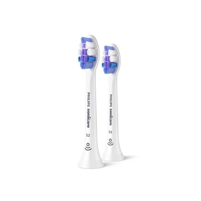 Philips Sonicare Sensitive Extra Soft Ανταλλακτικές Κεφαλές Ηλεκτρικής Οδοντόβουρτσας Λευκές 2 Τεμάχια [HX6052/87]