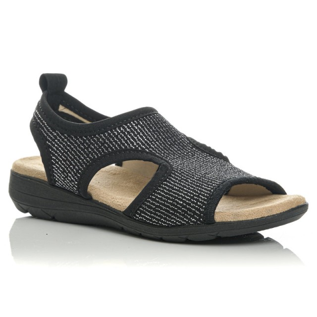 SaveYourFeet Γυναικείο Ανατομικό Πέδιλο Μαύρο Νο36 (7021)