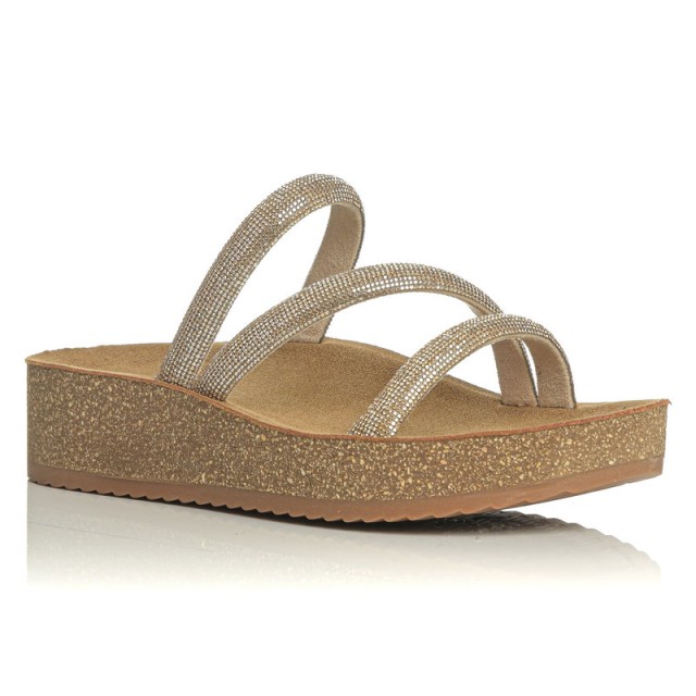 SaveYourFeet Γυναικείο Ανατομικό Πέδιλο Χρυσό 5053 Νο41