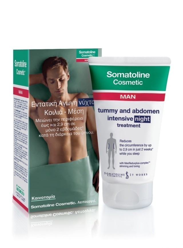 SOMATOLINE COSMETIC MAN ΕΝΤΑΤΙΚΗ ΑΓΩΓΗ ΝΥΧΤΑΣ ΚΟΙΛΙΑ - ΜΕΣΗ 150ml