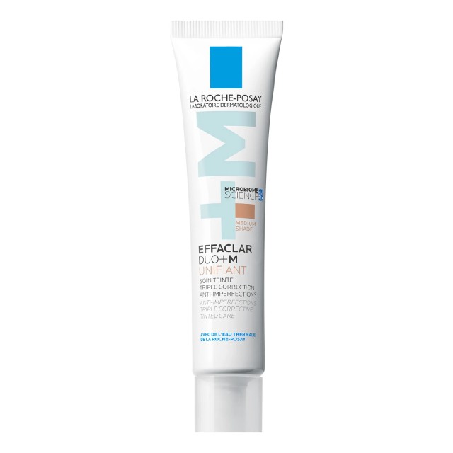 La Roche-Posay Effaclar Duo+M Unifiant Medium Επανορθωτική Κρέμα κατά των Ατελειών με Χρώμα 40ml