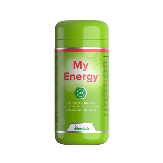 Meetab My Energy Συμπλήρωμα Διατροφής για Ενέργεια και Τόνωση 90 ταμπλέτες