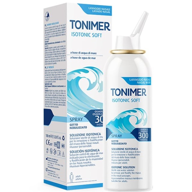 Epsilon Health Tonimer Isotonic Soft Spray Ισότονο Διάλυμα Θαλασσινού Νερού, 100ml