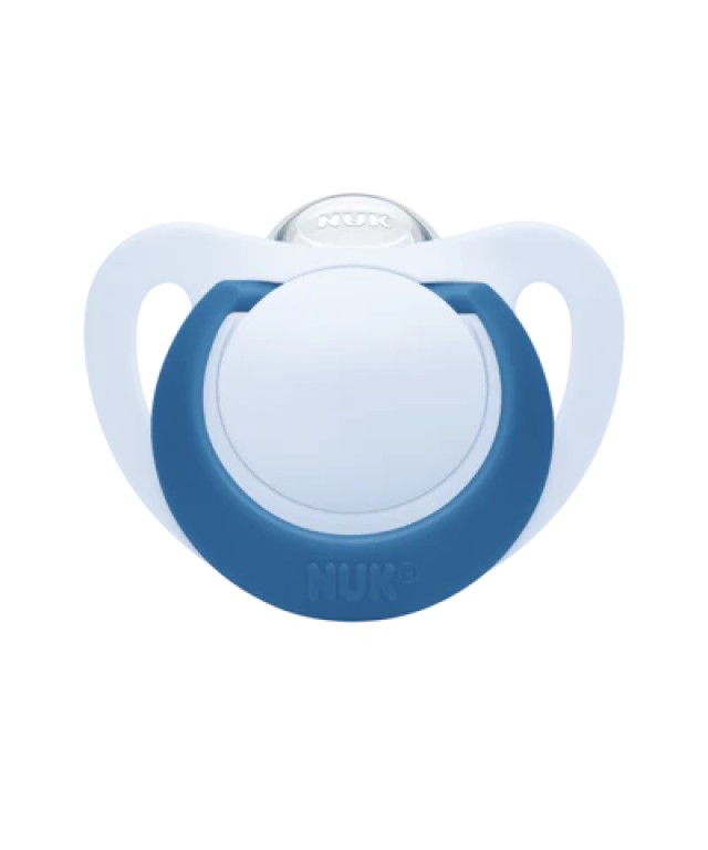 Nuk Star Πιπίλα Σιλικόνης Γαλάζια 6-18m , 1 τεμάχιο (10.736.781)