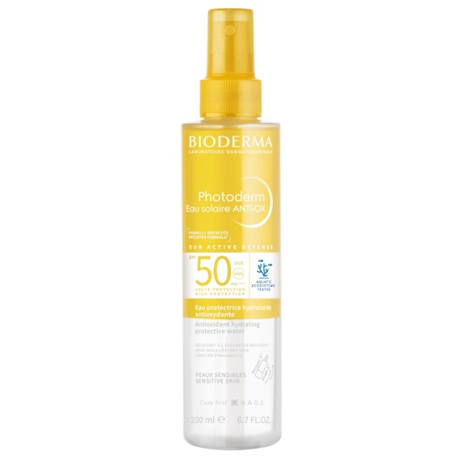 Bioderma Photoderm Eau Solaire ANTI-OX SPF50 Αντιοξειδωτικό Αντηλιακό Νερό 200ml