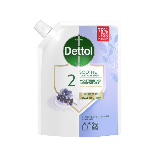 Dettol Ανταλλακτικό Κρεμοσάπουνο Χεριών Soothe με Λεβάντα και Άνθη Βιολέτας 500ml
