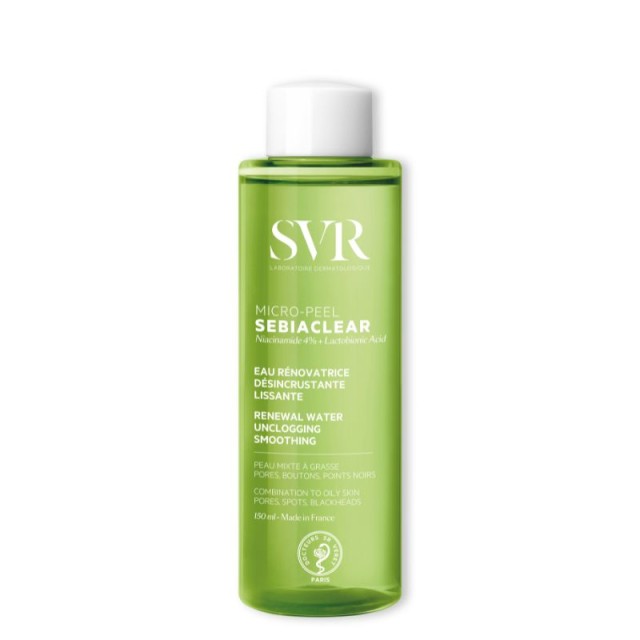 SVR Laboratoire Sebiaclear Micro-Peel Λοσιόν Λείανσης & Καθαρισμού Μικρο-Απολέπισης 150ml