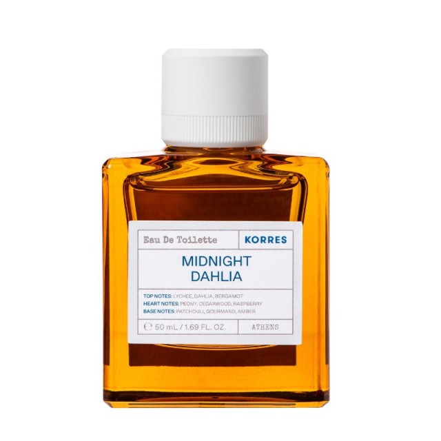 Korres Midnight Dahlia Eau De Toilette Άρωμα με Νότες Lychee, Dahlia, Bergamot 50ml