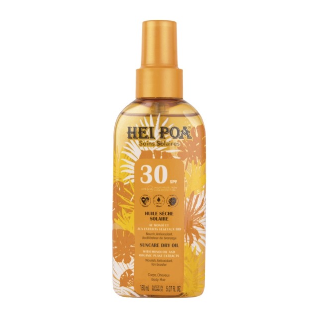 Hei Poa Monoi Αντηλιακό Λάδι Μαλλιών & Σώματος SPF30 150ml