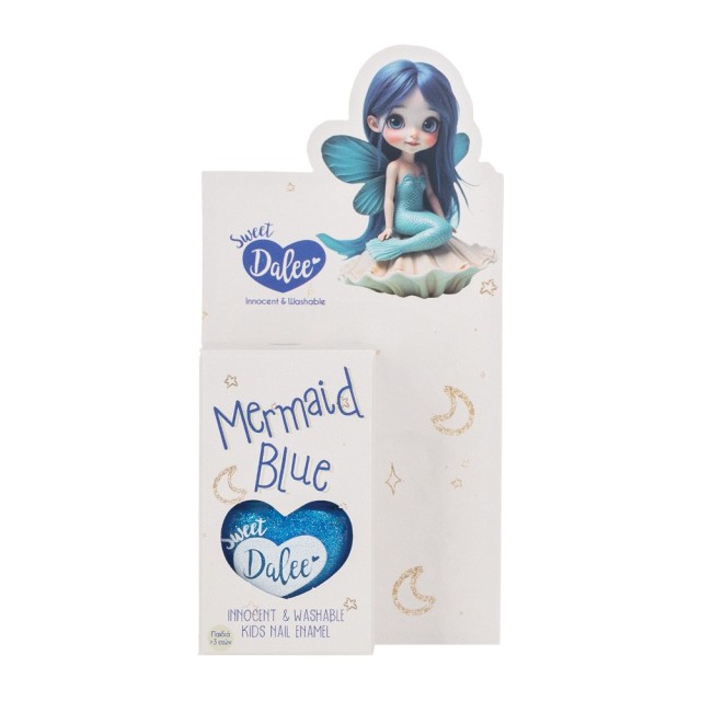 Medisei Sweet Dalee Kids Nail Polish Mermaid Blue No 909 Παιδικό Βερνίκι Νυχιών 12ml