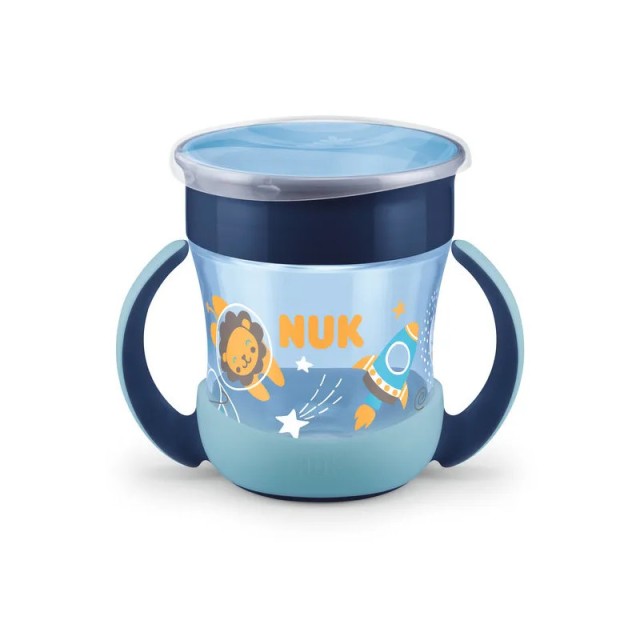 Nuk Mini Magic Cup Night Evolution Μπλε 6+m (10.751.352) 160ml