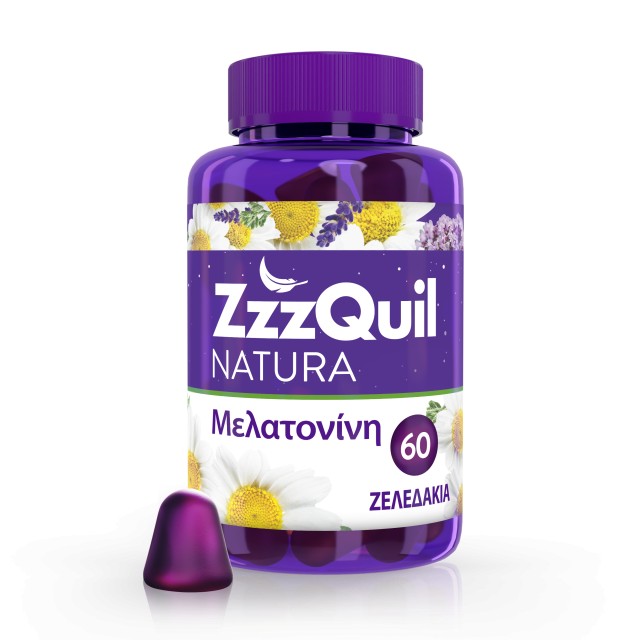 ZzzQuil Natura Μελατονίνη για την Αντιμετώπιση της Αϋπνίας 60 ζελεδάκια