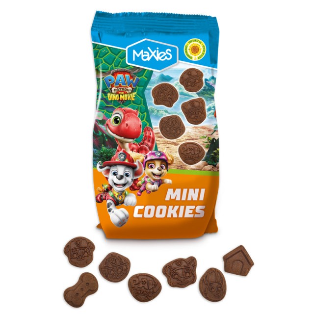 MaXies Paw Patrol Mini Cookies Cocoa 100gr