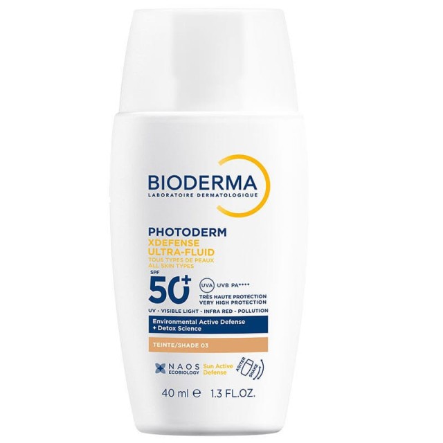 Bioderma Photoderm XDefence Ultra-Fluid SPF50+ Shade 03 Tinted 40ml