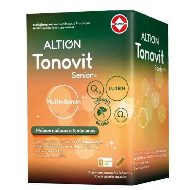 Altion Tonovit Πολυβιταμίνη για Ενέργεια 30 μαλακές κάψουλες
