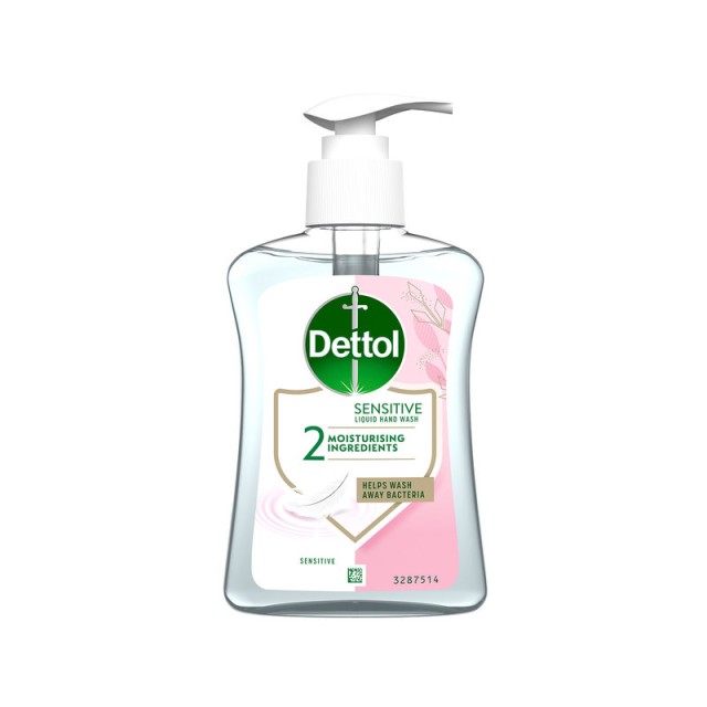 Dettol Κρεμοσάπουνο Χεριών με Αντλία Για Ευαίσθητες Επιδερμίδες 250ml