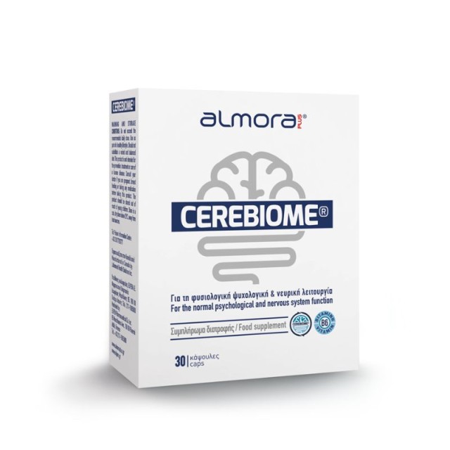 Almora Plus Cerebiome gια τη Φυσιολογική Ψυχολογική & Νευρική λειτουργία 30 κάψουλες