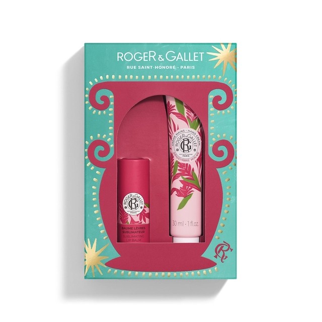 Roger&Gallet Xmas Pack Gingembre Rouge Balm Χειλιών 3.5 gr & Κρέμα Χεριών 30ml