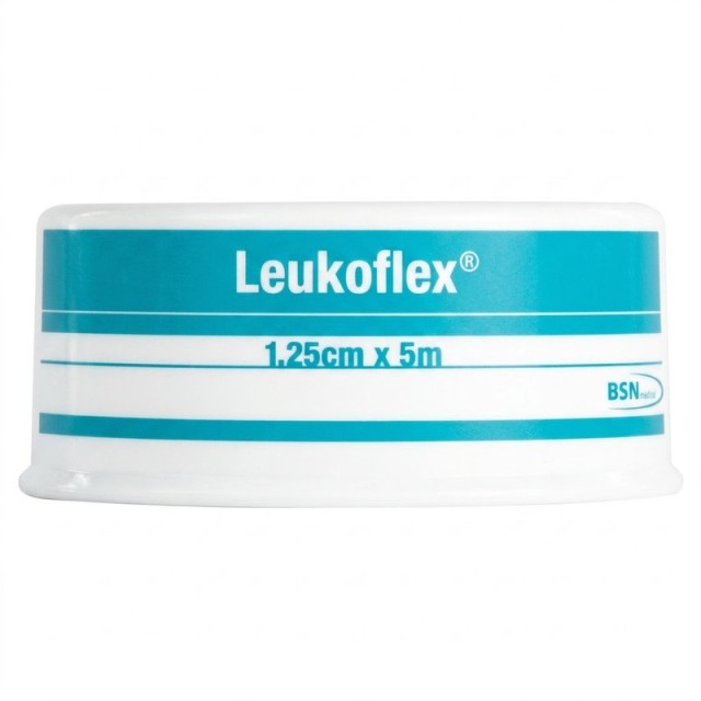 Leukoplast Leukoflex Aδιάβροχη Αυτοκόλλητη Επιδεσμική Ταινία 1.25cmx5m, 1 τεμάχιο