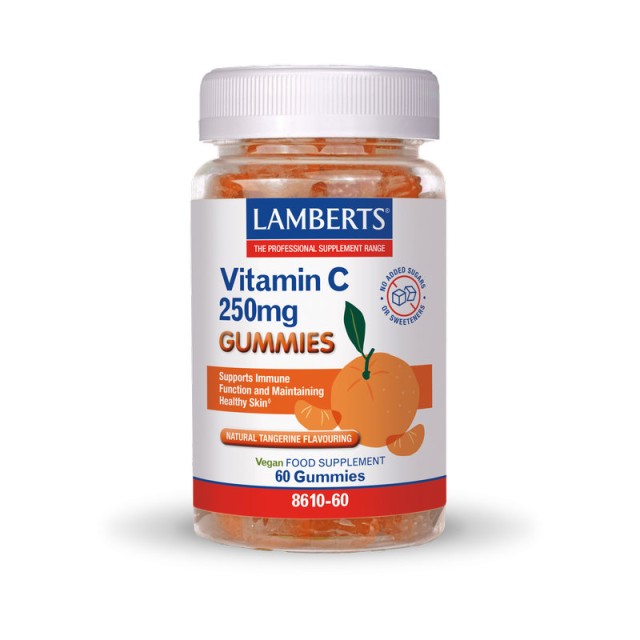 Lamberts Vitamin C 250mg 60 ζελεδάκια