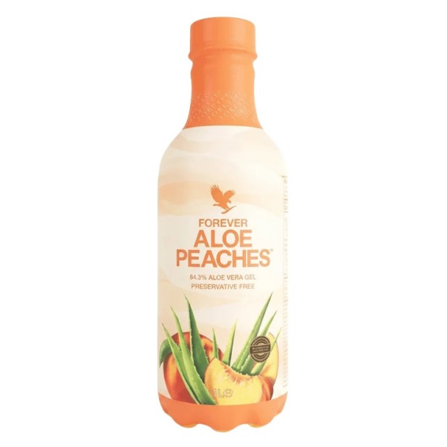 Forever Aloe Vera Gel με Γεύση Ροδάκινο 1lt