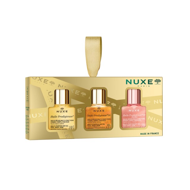 Nuxe Xmas Promo Pack The 3 Prodigieux Huile Prodigieuse 10ml  & Huile Prodigieuse Or 10ml  & Huile Prodigieuse Or Florale 10ml