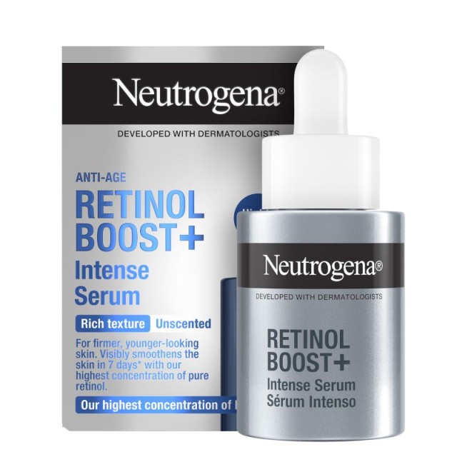 Neutrogena Retinol Boost+ Intense Night Serum Εντατικός Ορός Νυκτός 30ml