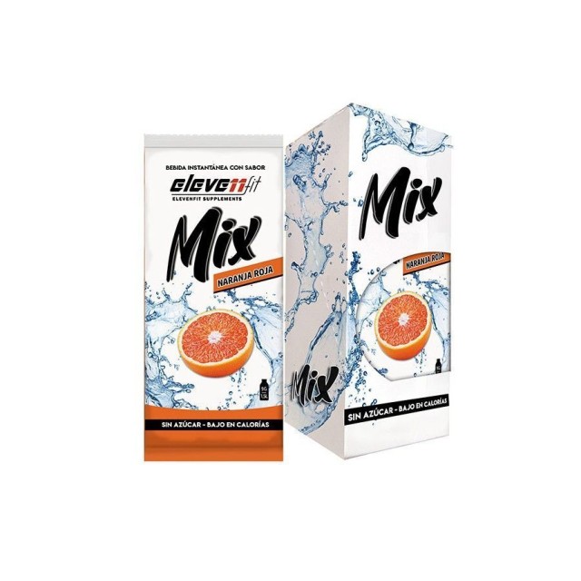 Elevenfit Mix Χυμός Σε Σκόνη Naranja Roja (Σαγκουίνι) Χωρίς Προσθήκη Ζάχαρης 12pack (12x9gr)