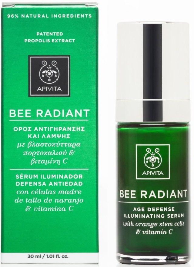 APIVITA BEE RADIANT Ορός Αντιγήρανσης και Λάμψης 30ml